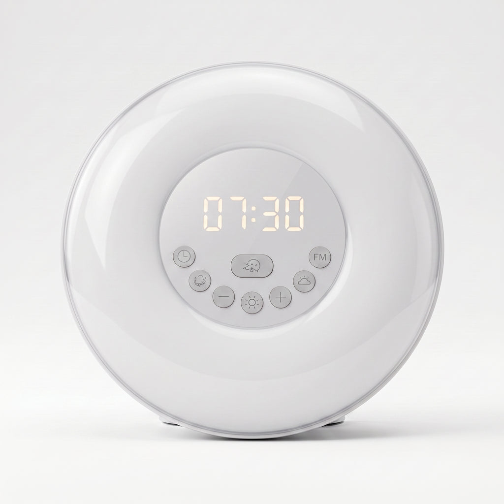 Réveil Simulateur d'Aube – Lumière Naturelle & Sons Apaisants