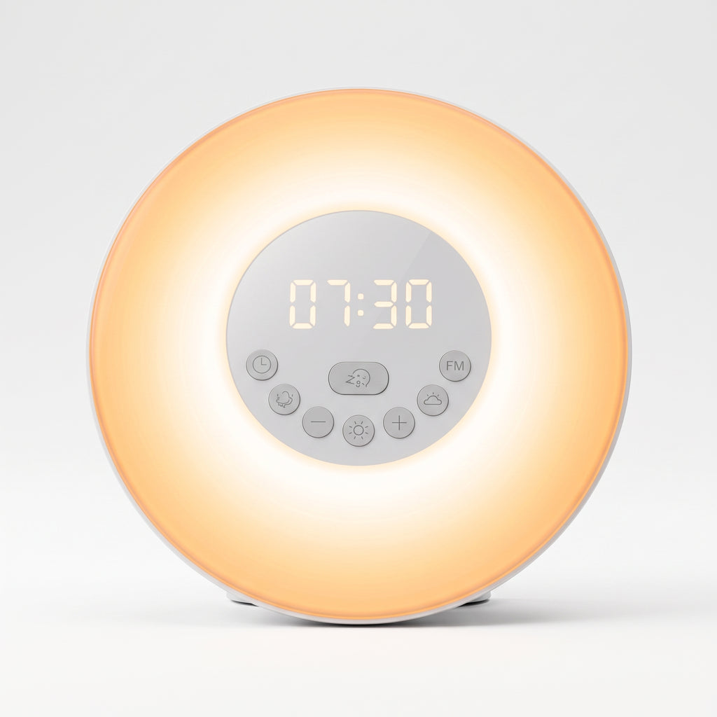 Réveil Simulateur d'Aube – Lumière Naturelle & Sons Apaisants