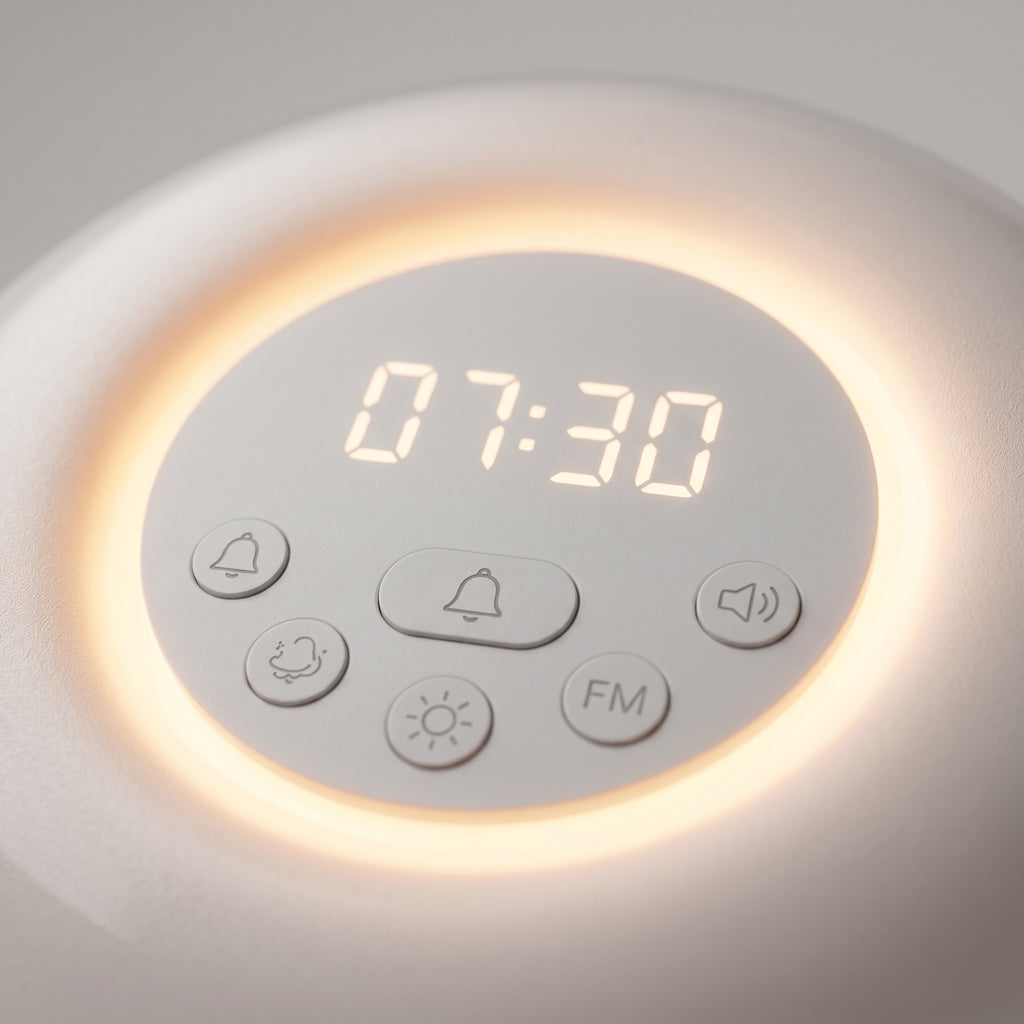 Réveil Simulateur d'Aube – Lumière Naturelle & Sons Apaisants