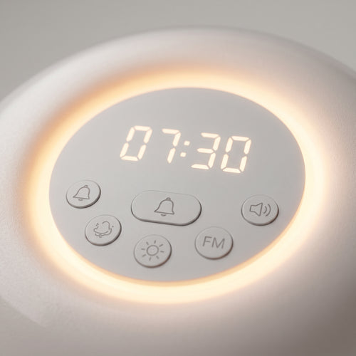 Réveil Simulateur d'Aube – Lumière Naturelle & Sons Apaisants