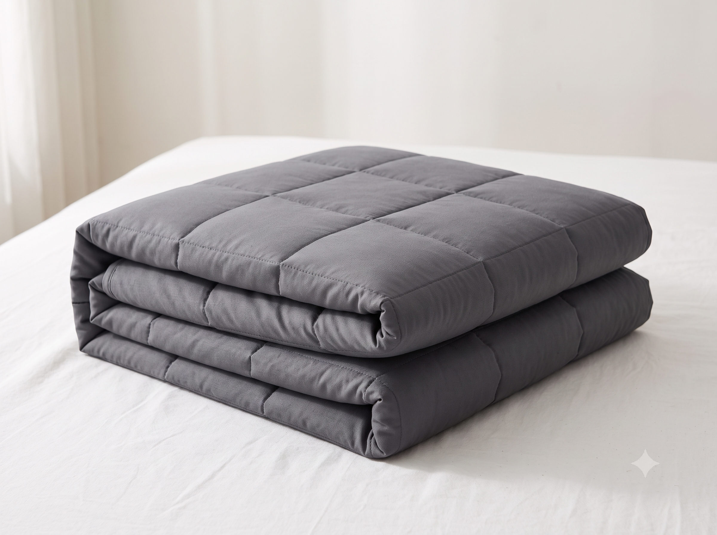 Couverture Lestée Dormia 8kg — Weighted Blanket 15lbs | Gris / Grey