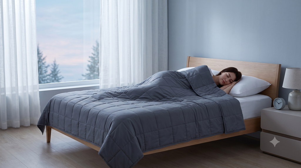 Couverture Lestée Dormia 8kg — Weighted Blanket 15lbs | Gris / Grey